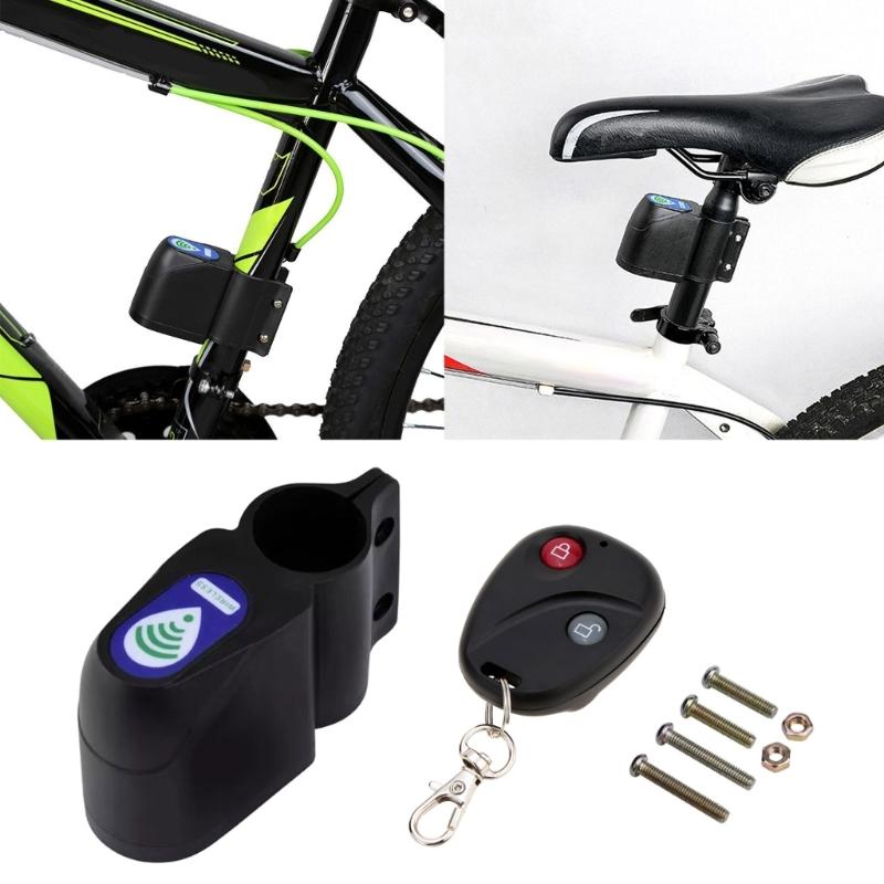 Allarme Bici Vibrante Antifurto Senza Fili 110dB Impermeabile Allarme Ladri Bici Controllo con Telecomandi Wireless Allarme Bici