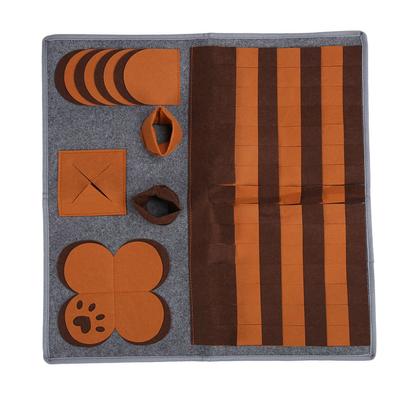 Pet Sniffing Pad Puzzle Nose Training Mental Stimulation Encourages Natural Foraging Skills Dog