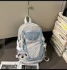 Schoolbag New Mori Ins High Value Fresh and Sweet Contrasting Color Splicing Backpack Couple Light Travel Mountaineering Backpack