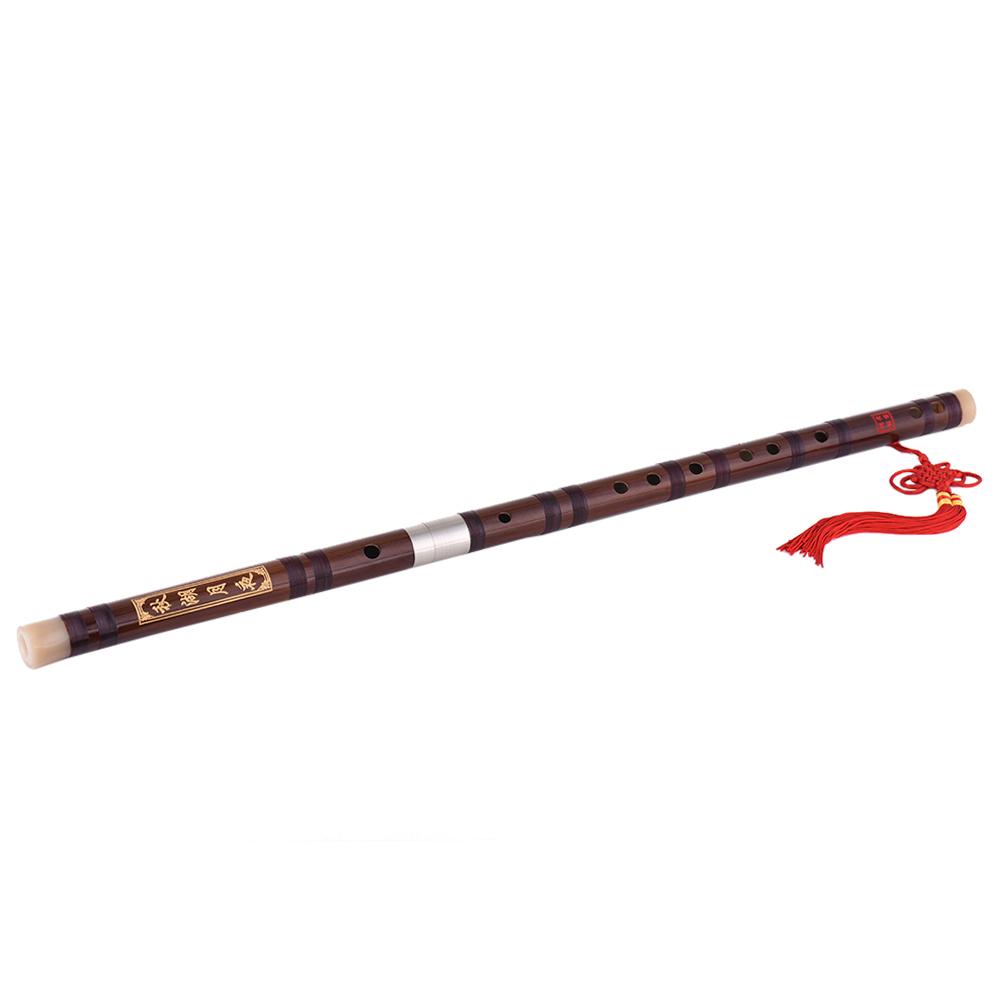 Pluggable Bitter Bamboo Flute Dizi Traditional Handmade Chinese Musical Woodwind Instrument Key of C Study Level