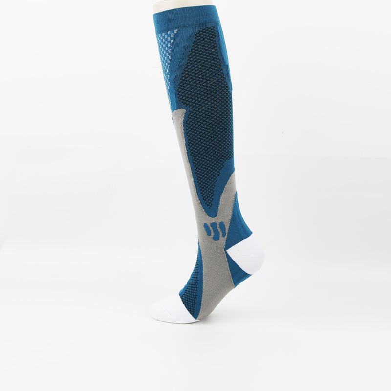 Nylon Sport Compression Socks - Unisex Breathable, Lightweight Calf Support for Cycling