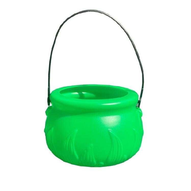 

Plastic Candy Bucket For Patricks Day Decorations And Witch Costume Accessories Candy Container With Handle 1