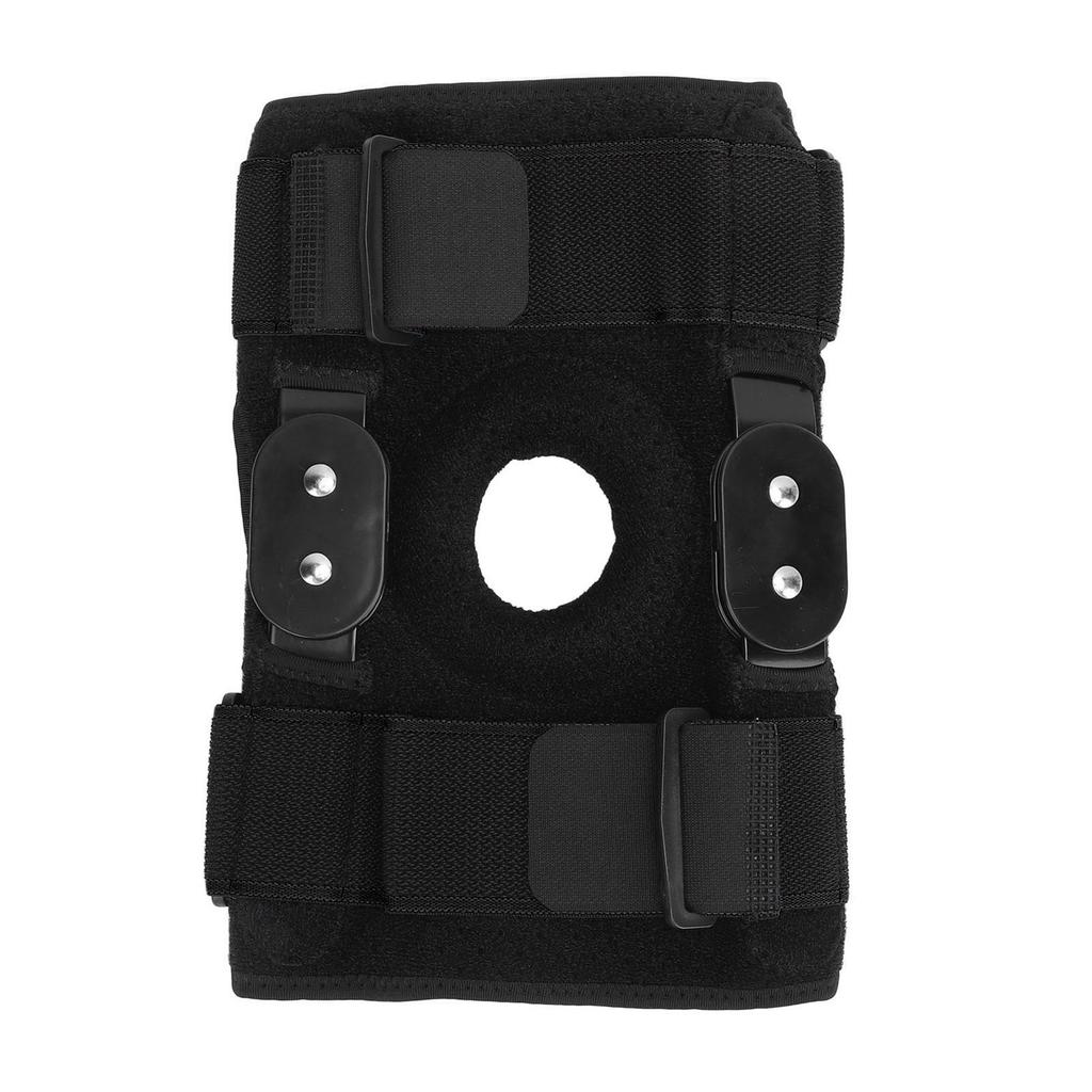 Protective Knee Pad Foldable Aluminum Plate Shock Absorbing Anti Slip Strap Breathable Knee Brace for Running