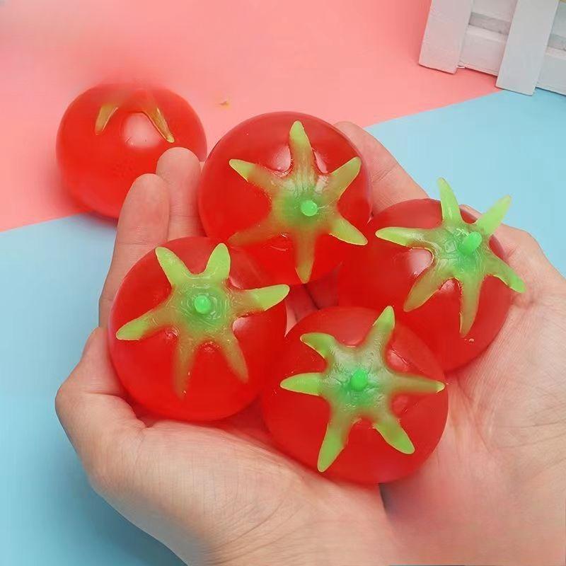 Pet Toys, Hand-held Pressure Balls, Release Stress, Relieve Pressure, Vent, Water Balls, Fruit Balls, Tomatoes, Tomatoes