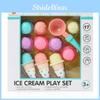 Conjunto de Brinquedos de Cozinha Bolo Sorvete Diy Para Brincar de Faz de Conta Atacado