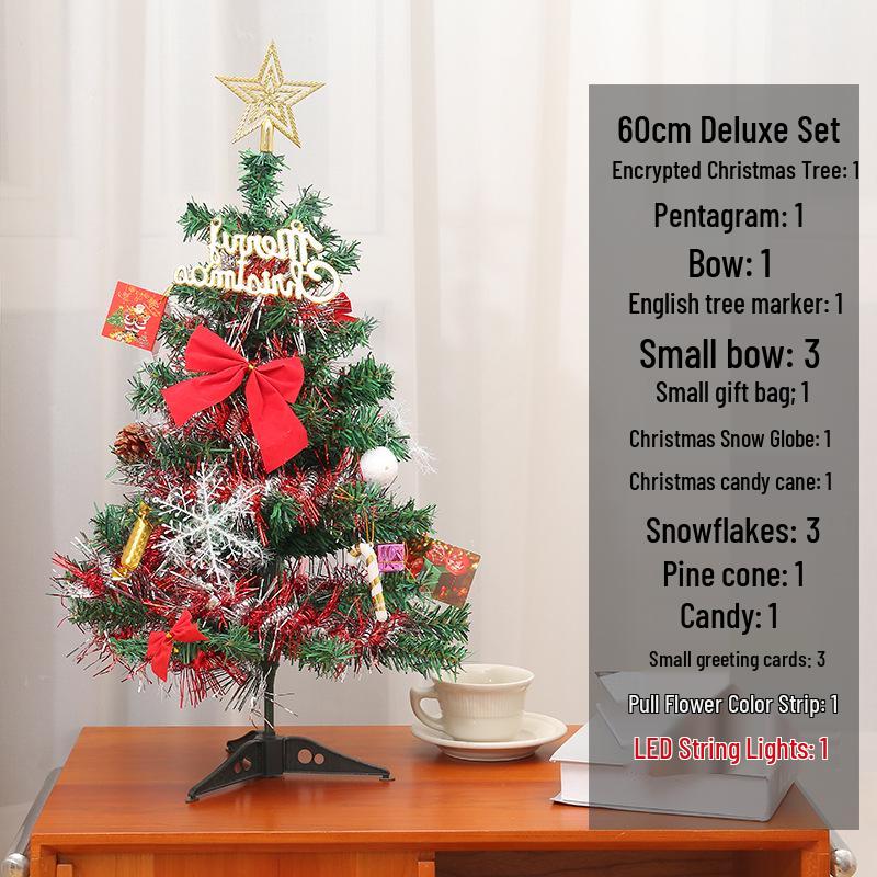 Christmas Tree Set with Window Decorations (60cm, 1.2m, 1.5m, 1.8m, 2.1m)