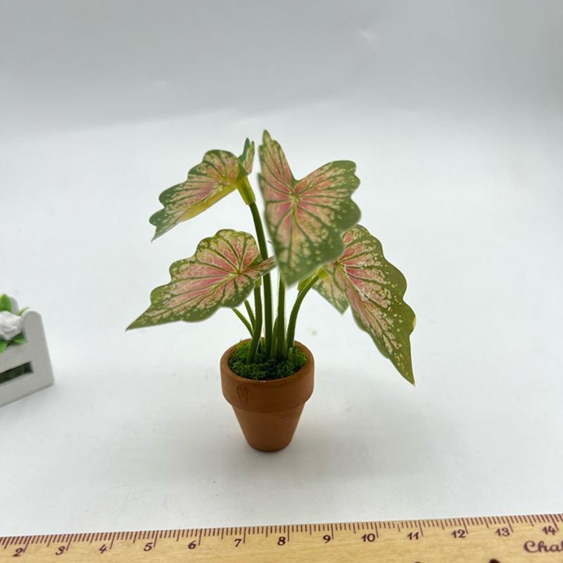 Realistic Greenery Plant Miniature Houseplants Desk Decorations For Home Office Coffee Shop Workspaces Scene Setting