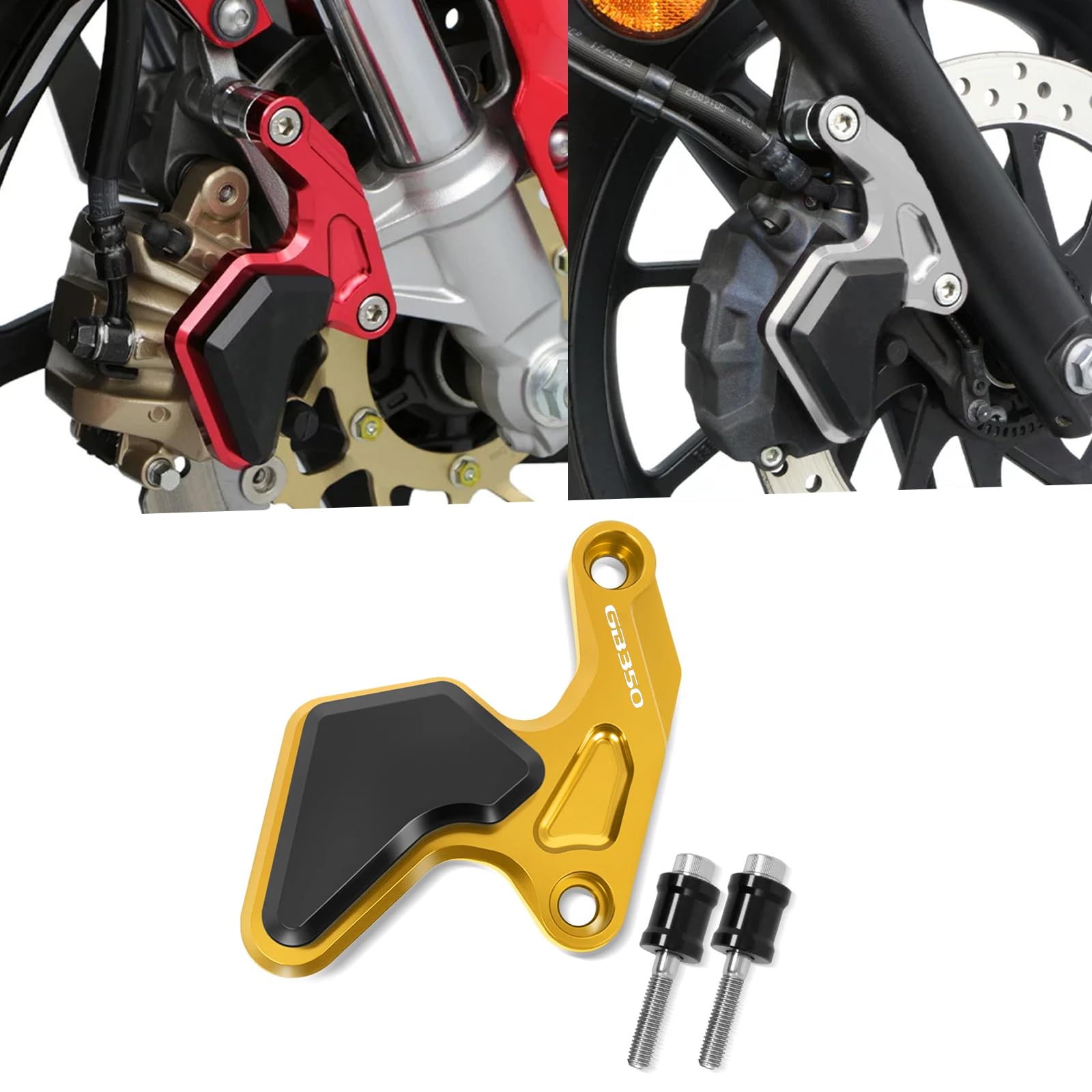 For GB350 GB350S GB350C 2021-2025 Front Caliper Slider Caliper Protection золотой