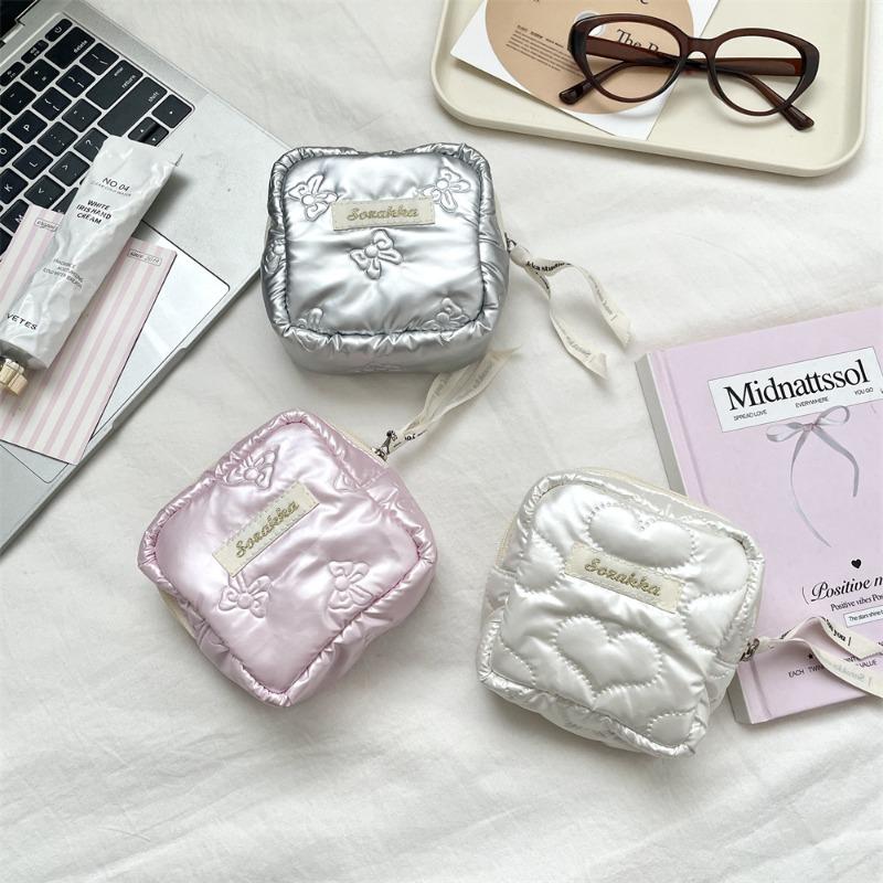 5913 pu love sanitary napkin storage bag student portable small bag mini cosmetic bag storage sanitary bag
