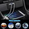 Double USB Car ChargersSocket 4.8A Phone Charge Outlet Power Adapter Suitable for Motorbike Boat Marine Truck ATV Camper
