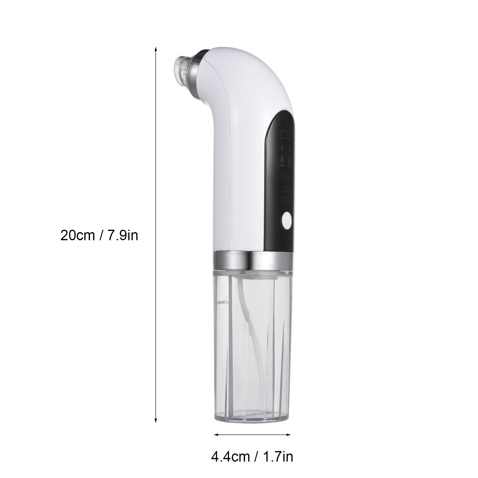 

Electric Small Bubble Blackhead Remover USB Rechargeable Strong Suction Vacuum Suction Water Cycle Pore Cleaner Acne Pimple Black Head Extractor Type A