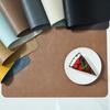 Waterproof Leather & PVC Square Dining Table Mat: Double Layer, Heat-Resistant Western Design for Home & Hotel