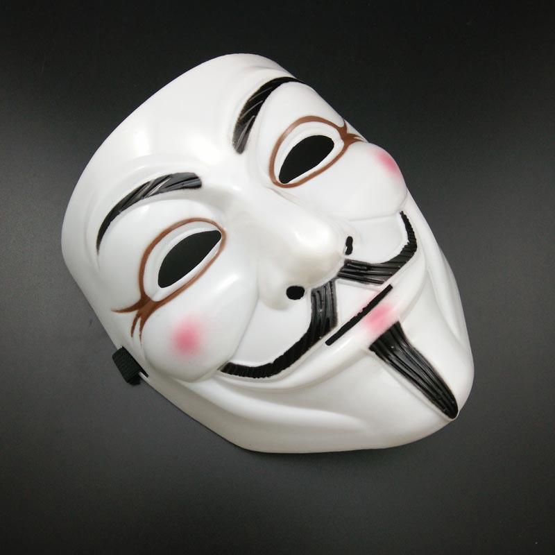 Fashion V For Vendetta Guy Fawkes Mask Anonymous Halloween Costumes Cosplay