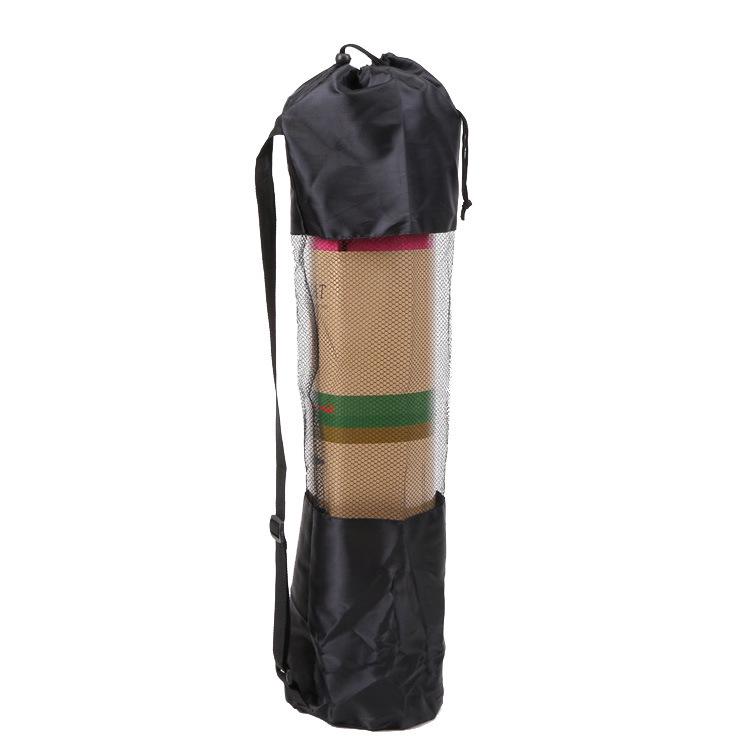 Outdoor Yoga Mat Bag with Drawstring Mesh Pocket - Portable Oxford Cloth Design