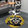 1pc Cat Party Office Round Area Rug, Under Office Chairs Bedroom Living Room Home Decor, Room Deco