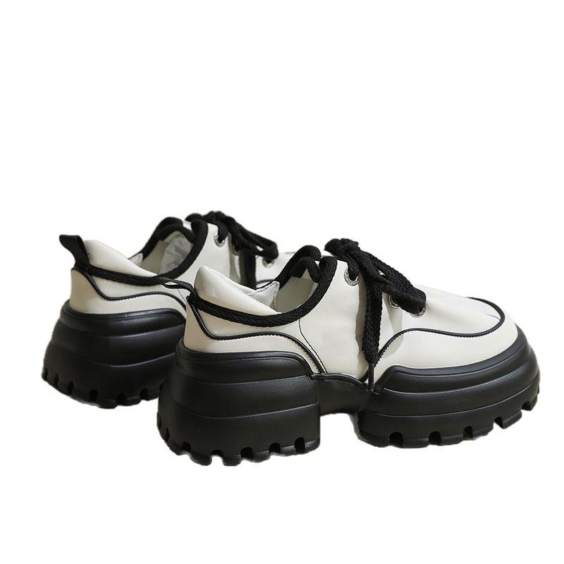 Casual Retro Pancake Dad Schoenen voor Dames, Dikke zool, Hoogteverhogend en Comfortabele Sportschoenen