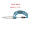 High Accuracy Thickness Measuring Tool 0.01mm Accuracy Outer Diameter Micrometer  For Machinists