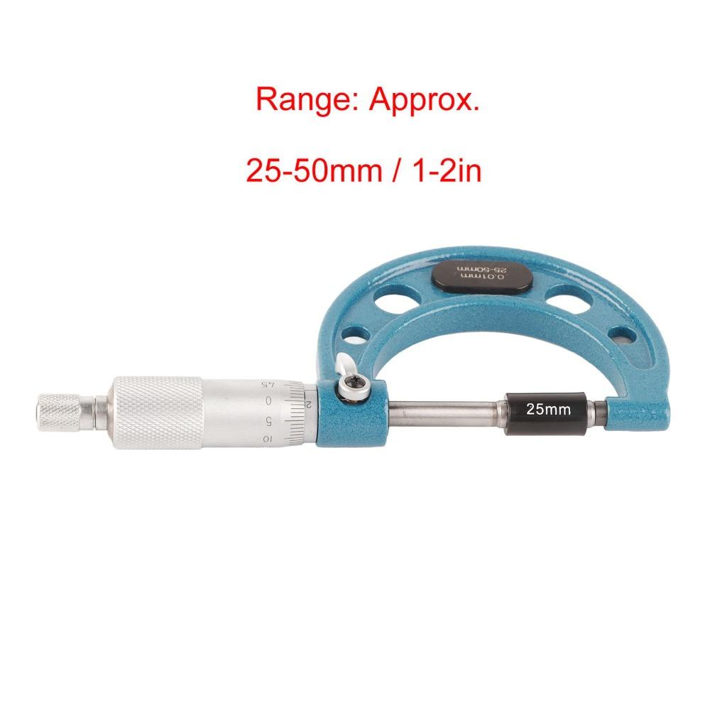 High Accuracy Thickness Measuring Tool 0.01mm Accuracy Outer Diameter Micrometer  For Machinists