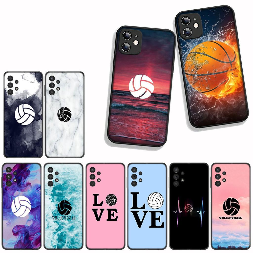 Funda Coque Cover for Motorola Moto Edge 50 30 Fusion 40 neo Ultra Pro G54 G24 G05 G35 G55 G64 G75 G84 G85 Case Volleyball logo