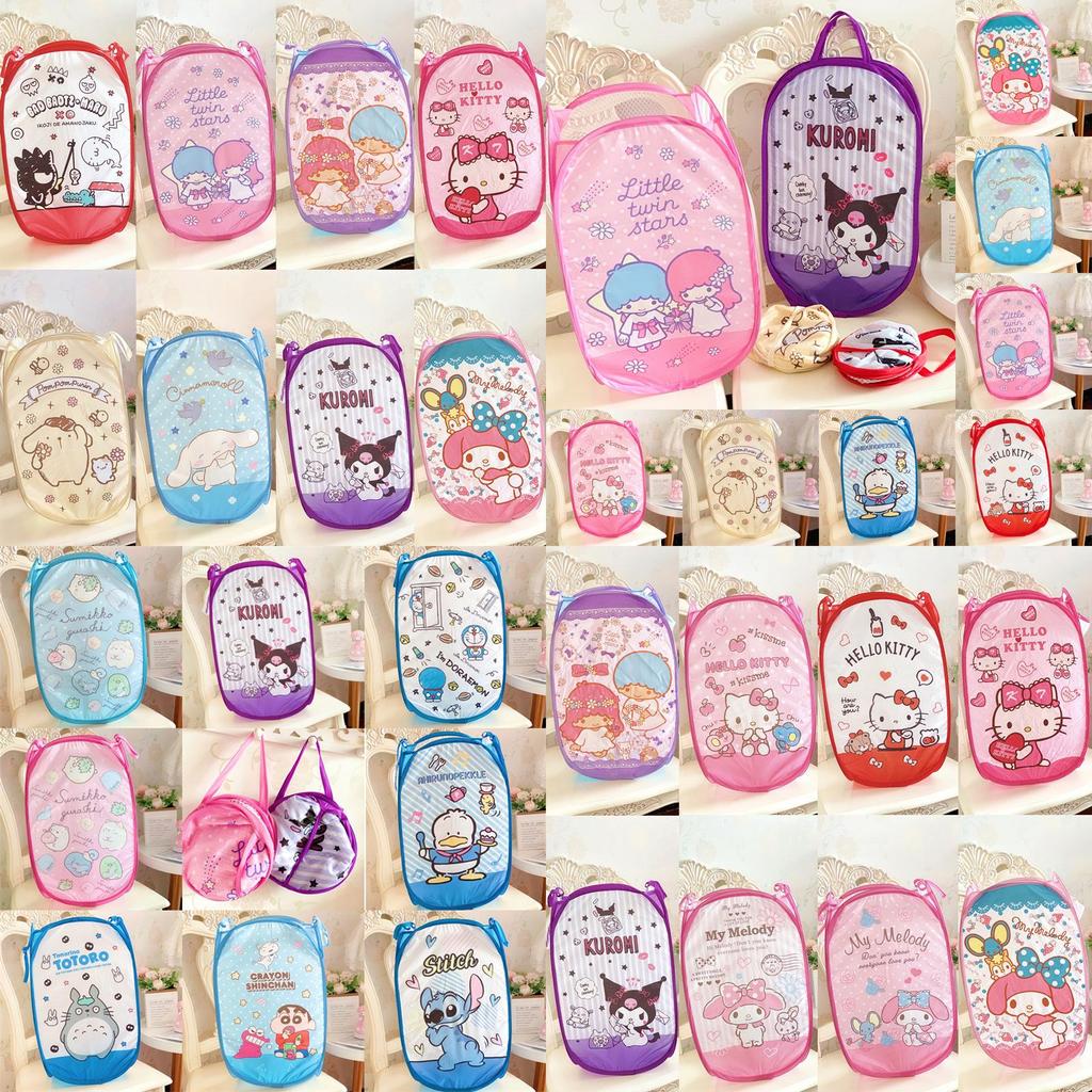 Large Laundry Bag Featuring Adorable Sanrio Characters For Kids**