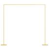 Wedding Arch Gold 338 X 35 X 300 Cm Steel
