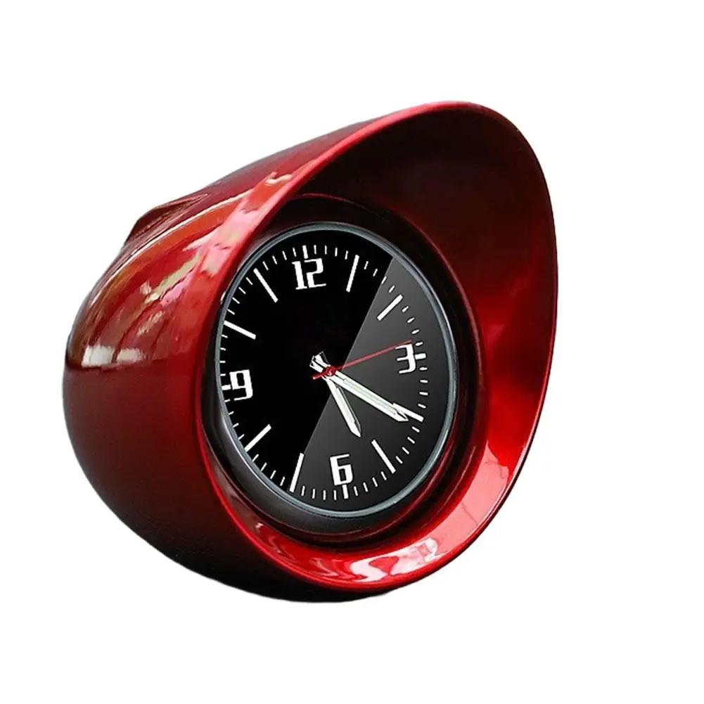 Automotive Electronic Clocks Dashboard Ornament Night Light Electronic Car Mini Clock Display Backlight HD Accessories Inte V4O9