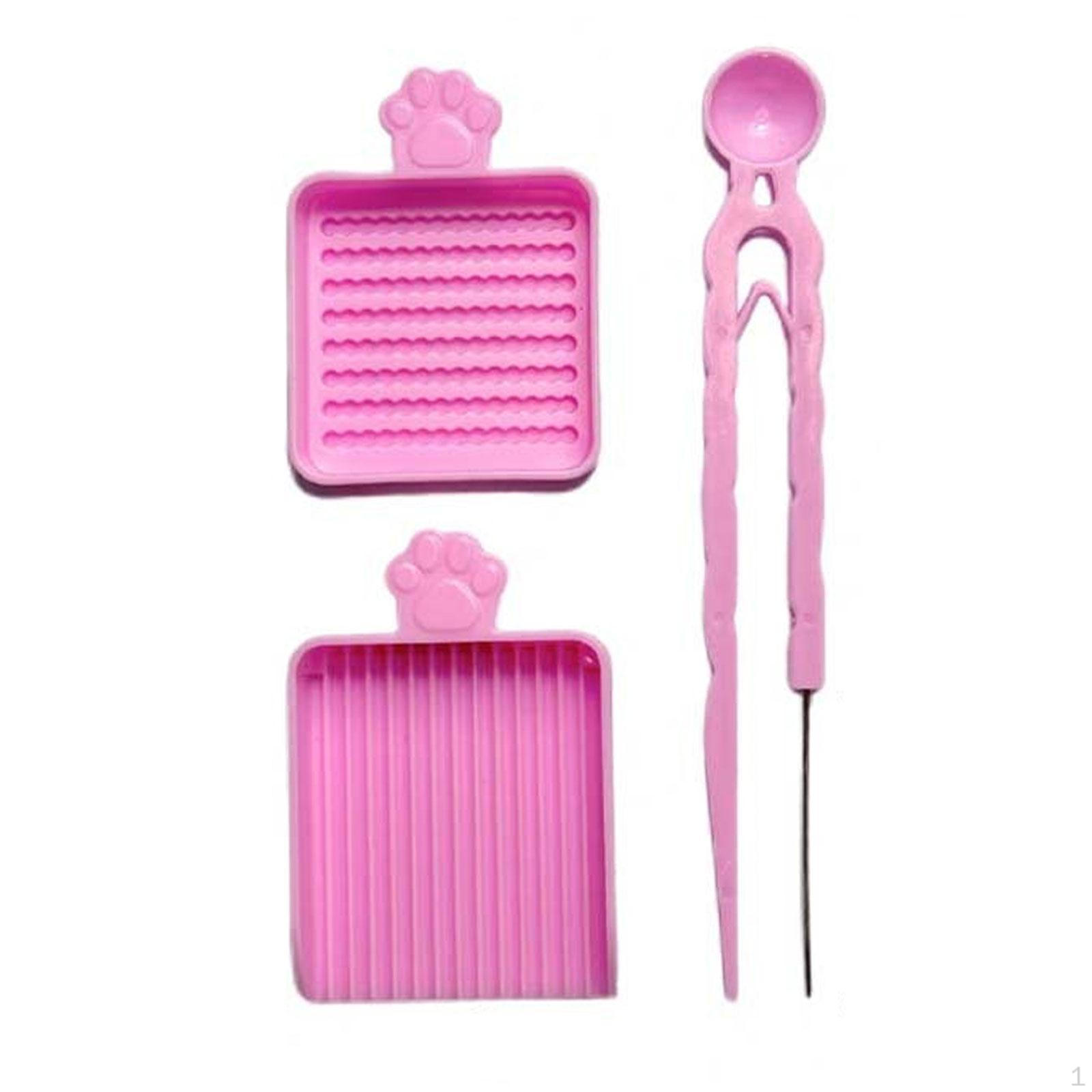 

2.6mm Bead Sorting Tool Set, Iron Tools for Crafts And Making розовый