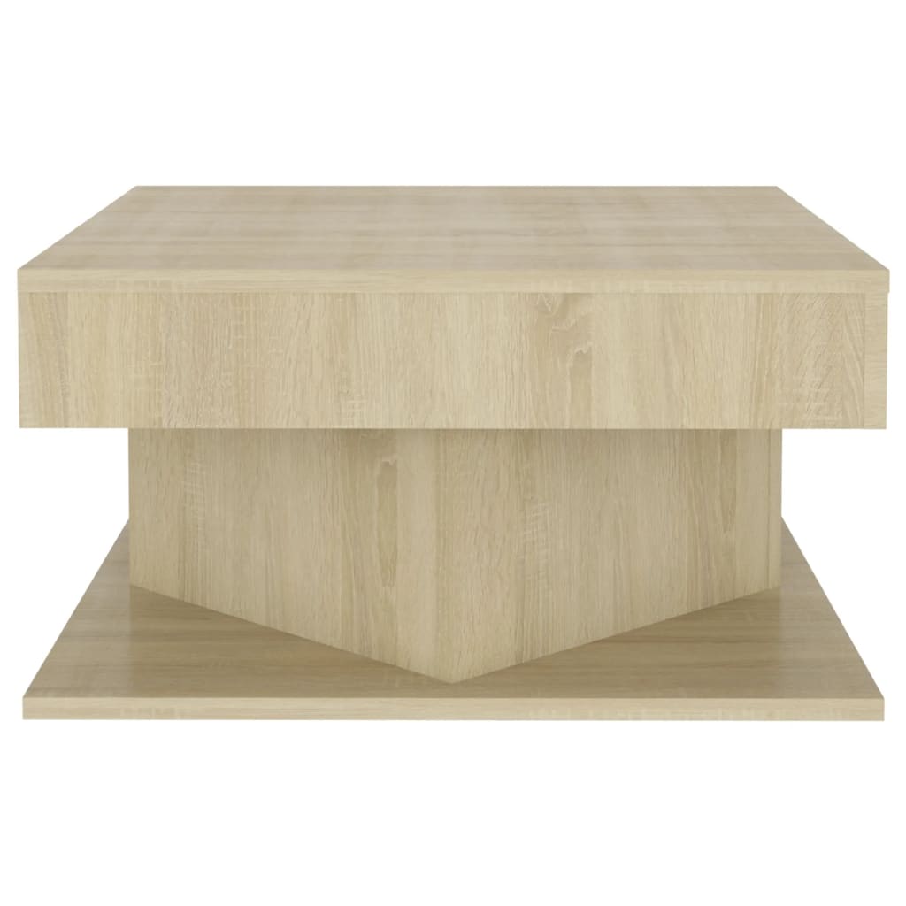 Sofatisch Für Gäste, Wohnzimmertisch, Kreativer Dekorationstisch, 57x57x30 Cm Furniertes Holz