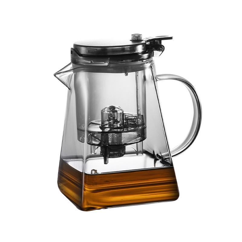 High Temperature Resistant Glass Teapot Set with Teacup and Tea Strainer