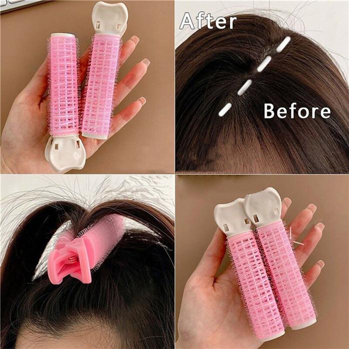 Cheap 2Pcs Hair Root Fluffy Lazy Hair Clips Hairpins Hair Rollers Bangs