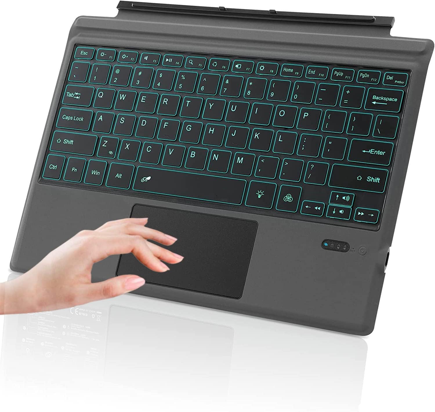 

Surface Pro Pro Pro X Keyboard with English Magnetic for Surface Pro Pro Pro X Tablet Backlit 11/Pro 10/Surface 9/Surface 8/Pro Touchpad, Backlit,