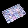 Plastic 24 Slots Adjustable Jewelry Storage Box Case Craft Organizer Beads