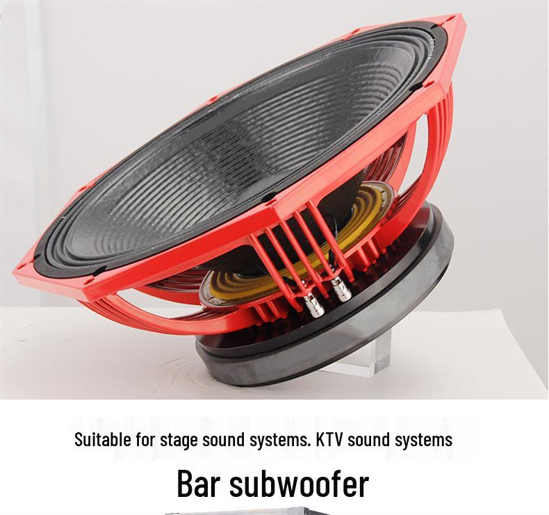 Professional 12" & 15" Full-Range Bass Stage Speaker for KTV