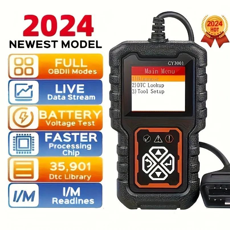 2025 OBDII Scanner Car Diagnostic Tool 3001 OBD2 Scanner, Engine Fault Code Reader Mode CAN Diagnostic Scan Tool for Obd2 Scanne