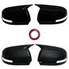 Car Rearview Mirror Cover Side Wing Mirror Cover Caps Gloss Black For Mitsubishi For ASX For Outlander 2013-2018 Left &Right