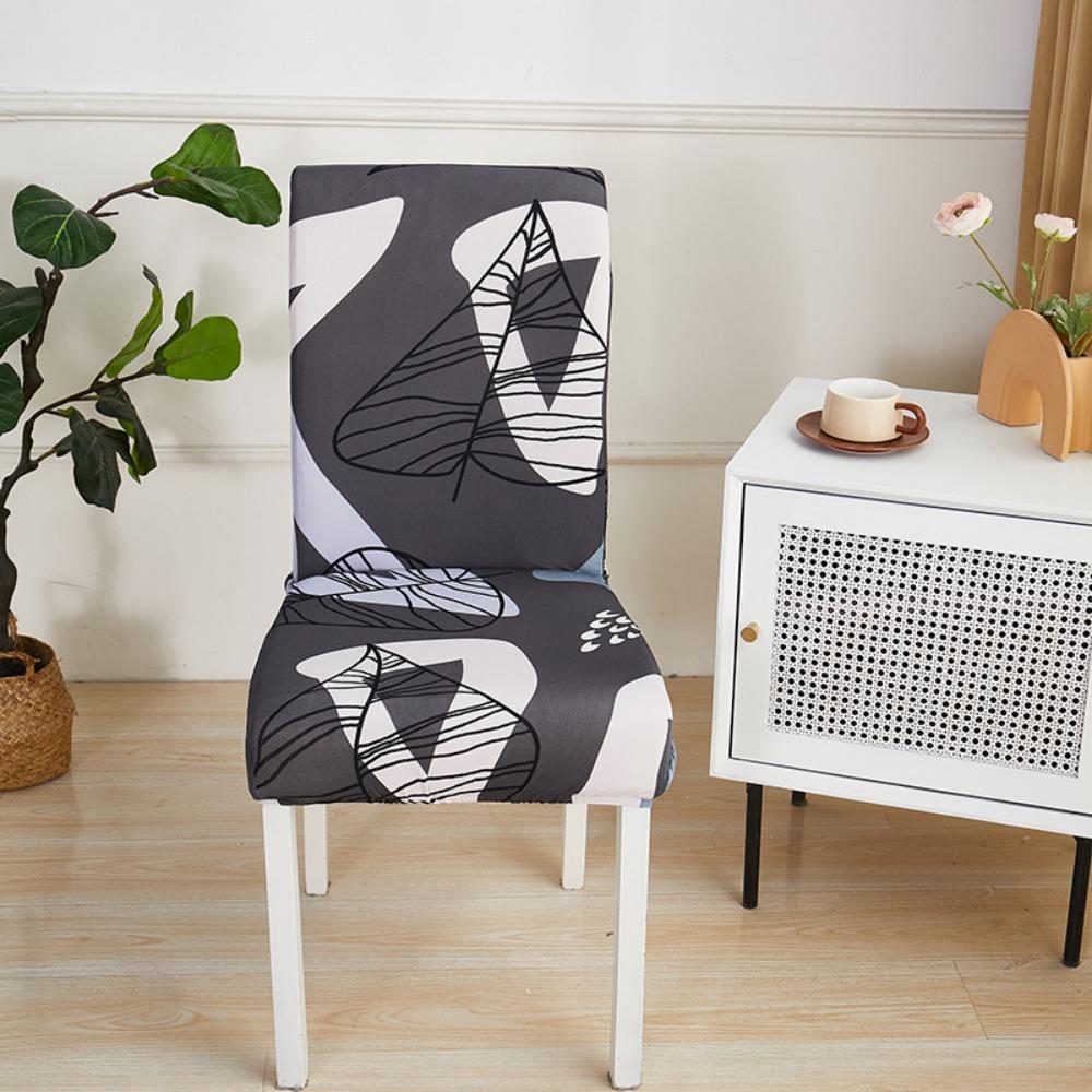 Stretchable Dustproof Chair Cover Fits Hotel Dining Chairs Office Chairs with Tight Fit Elastic Design for Home