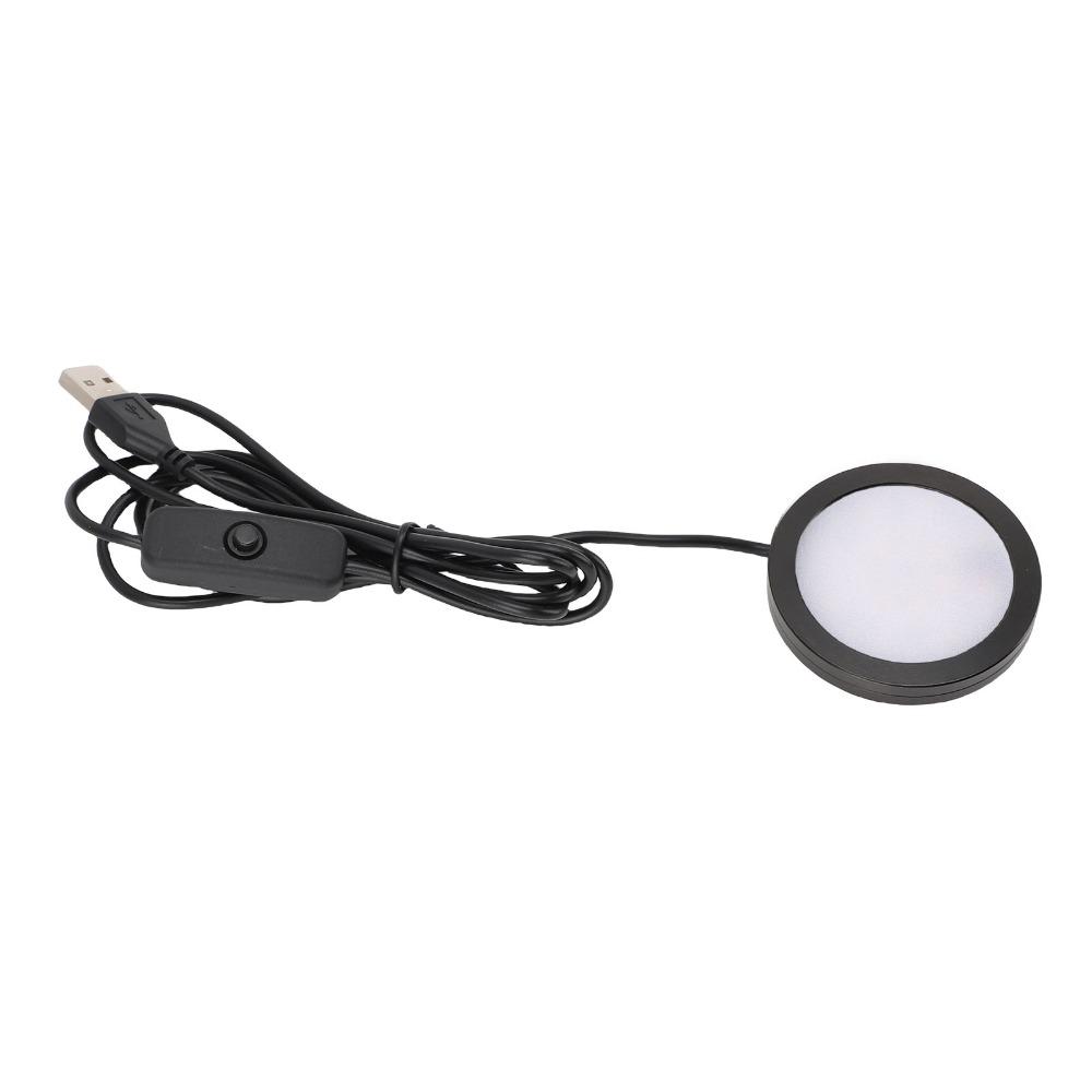 Aluminum Alloy Led Puck Light 5V USB Powered Led Under Counter Light Bright Led Light Bedroom