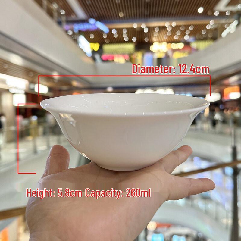 Qiwei Cream Style Round Copper Mini Bowl