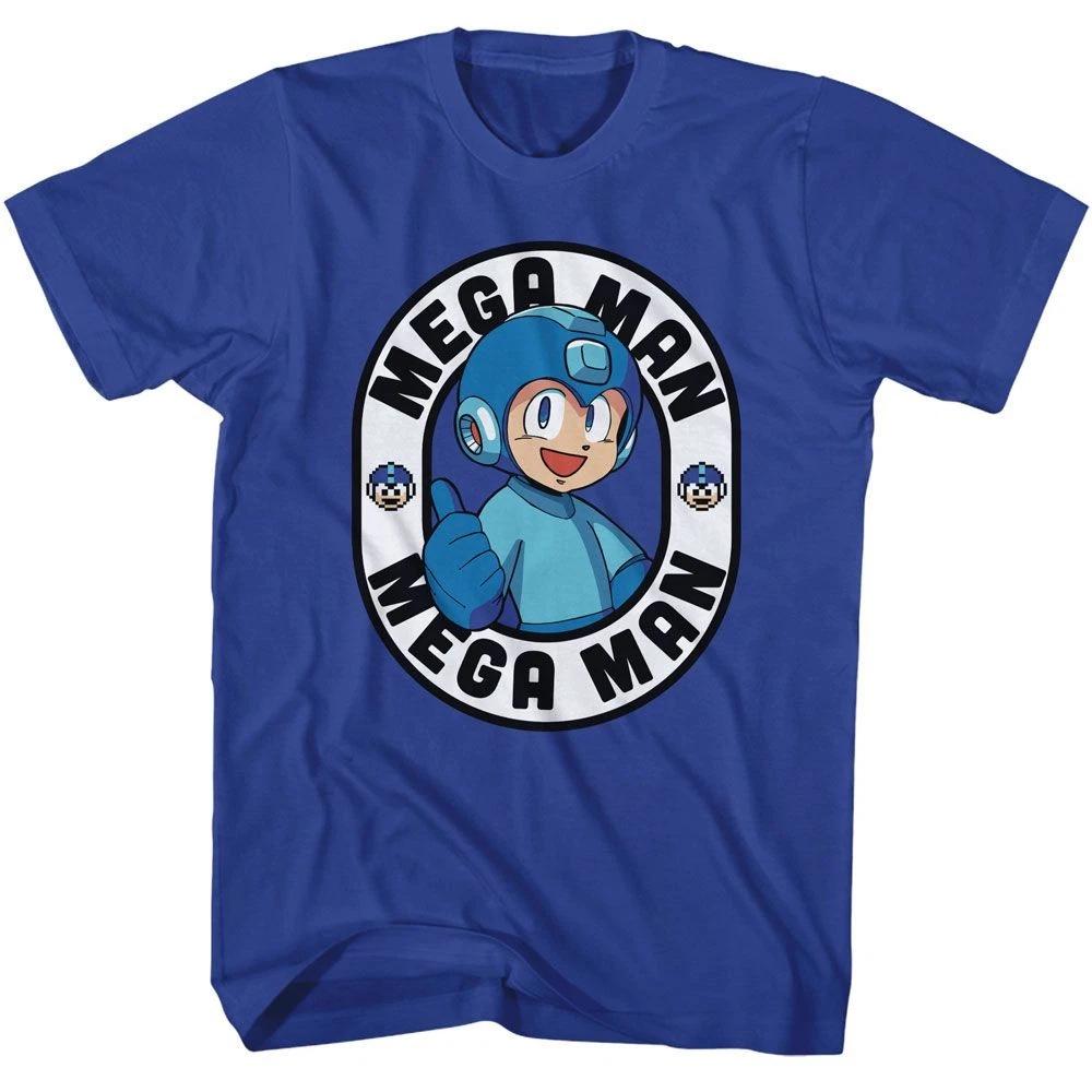 Mega Man Thumbs Up Oval Gaming Children s T-shirt 100