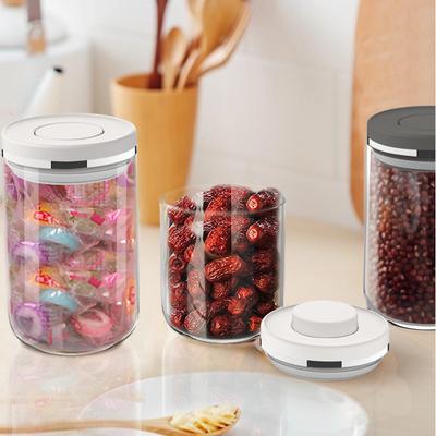 Druckversiegelter Behälter, Bonbon-Glasaufbewahrungsbehälter für Kaffeebohnen, Küchen-Getreide-Isinglas-Vogelnest-Aufbewahrungsbox