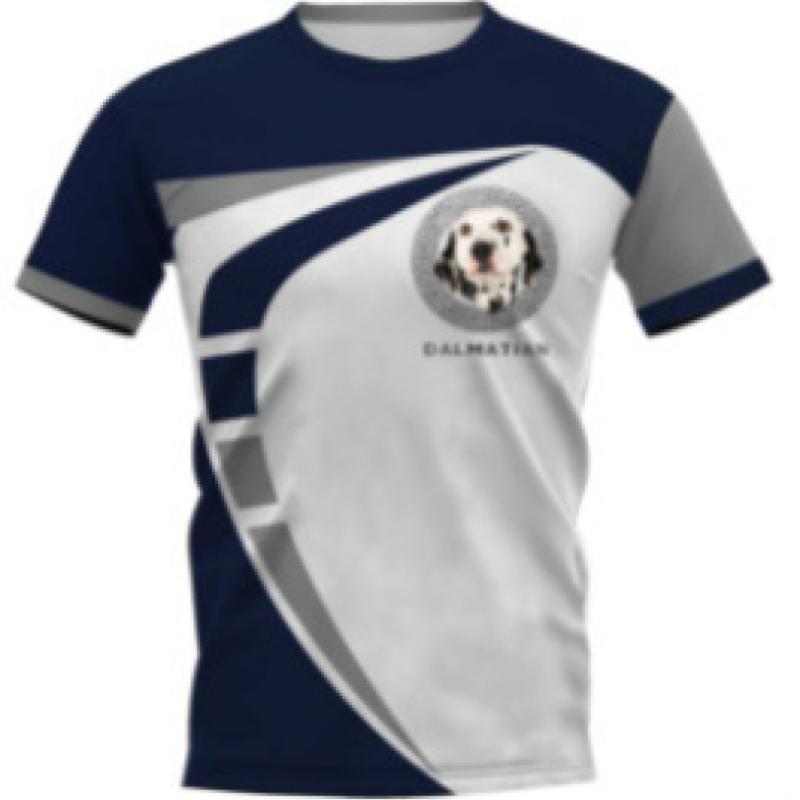 Reduceri de primăvară fierbinte de vară europeni și americani tricou bărbați modă creativă câine animal imprimeu digital 3D gât rotund scurt S