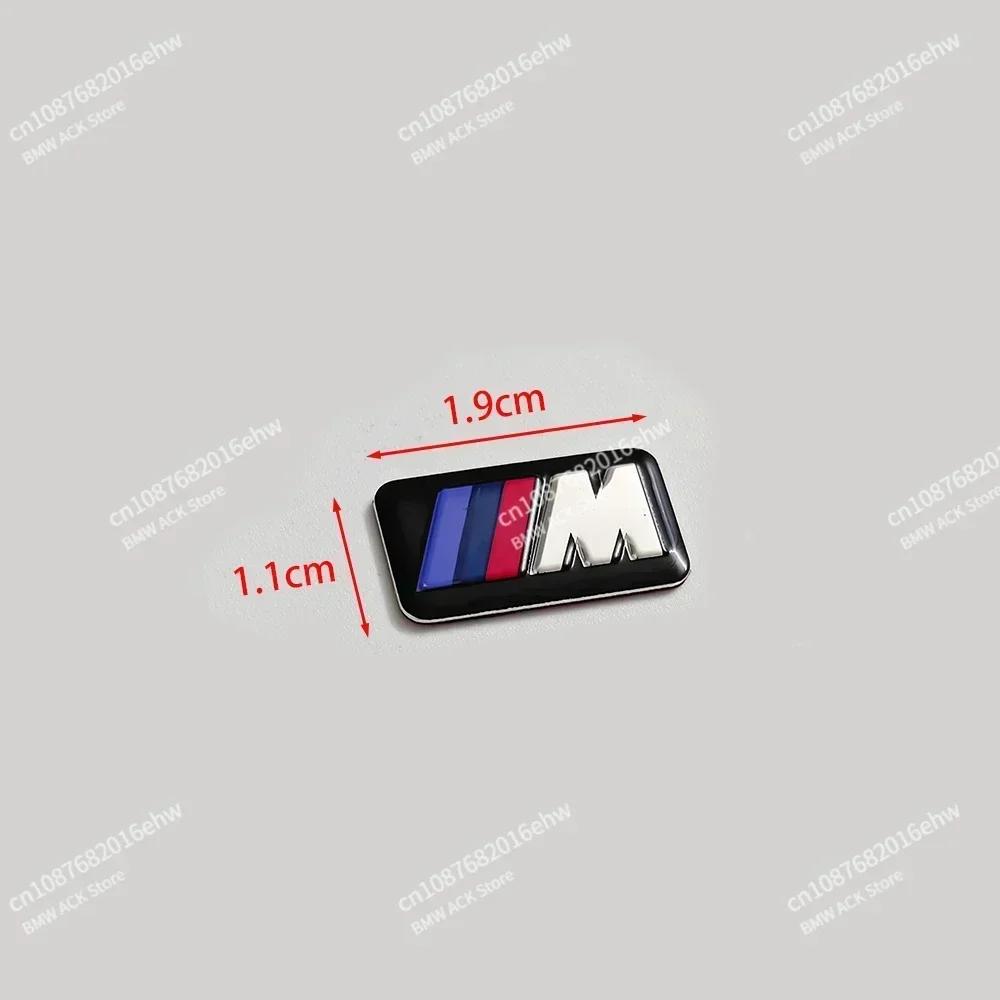 BAAY1 New 2025 For All BMW E46 E39 E38 E90 E60 E36 F30 F20 X1 X3 X5 M Logo Car Steering Wheel Hub Caps Center Emblem Badge Sticker DIY