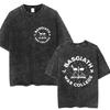 Limted Basgiath War College Washed Tshirts Fourth Wing Dragon Rider Men Women T Shirt Trendy Retro Loose Cotton Tees Streetwear