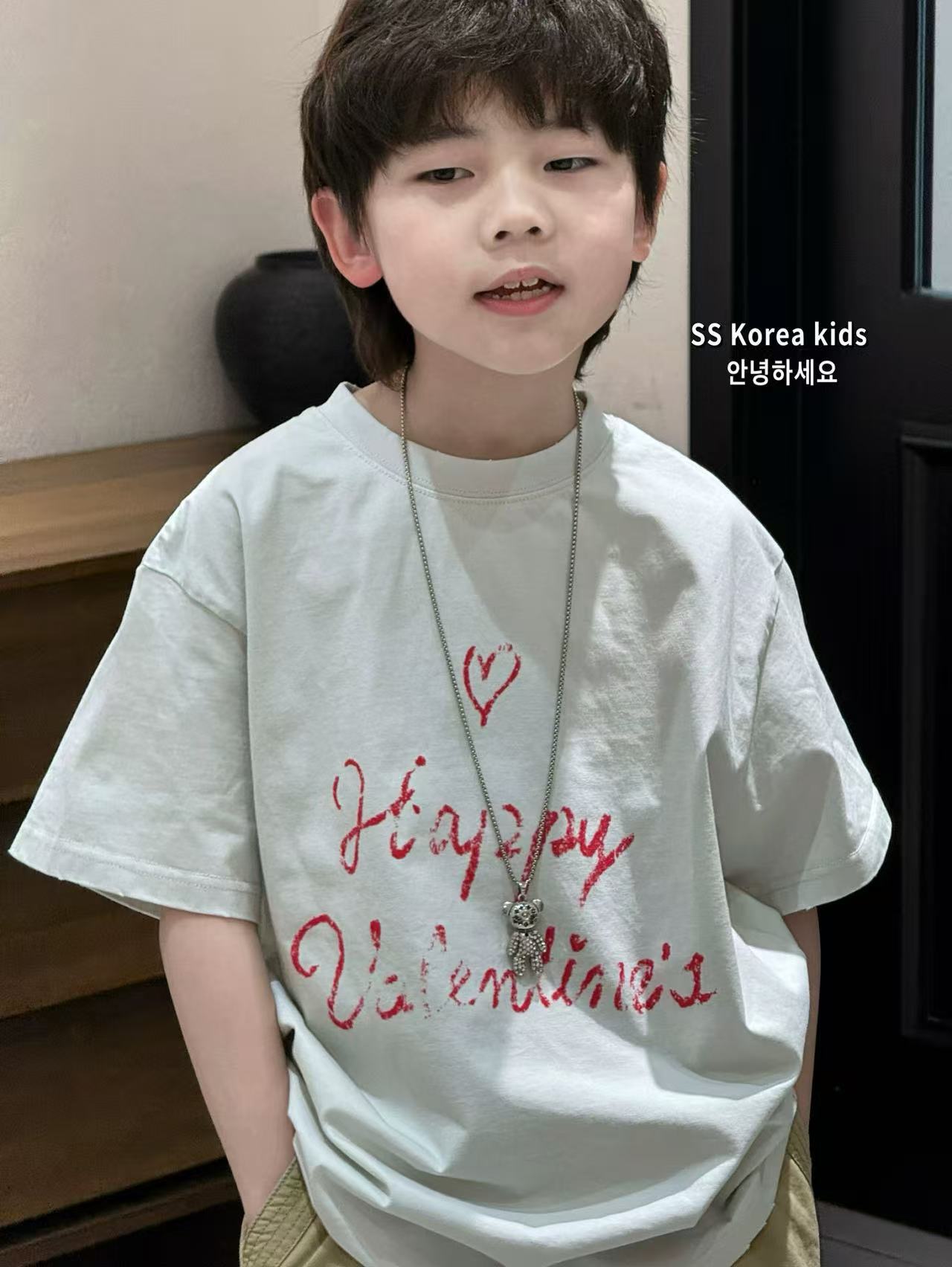 Boys Fashionable Cotton Short Sleeve T Shirt Trendy Spring Summer Top 110