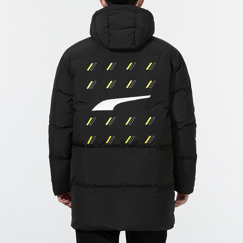 Puma Casual Mid-Length Warm Hooded Down Jacket Men Outerwear Black 532916-01