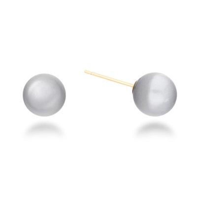 MILTON STELLE Grace Black Pearl 14K GOLD Earrings MSJ-E9131YGJD