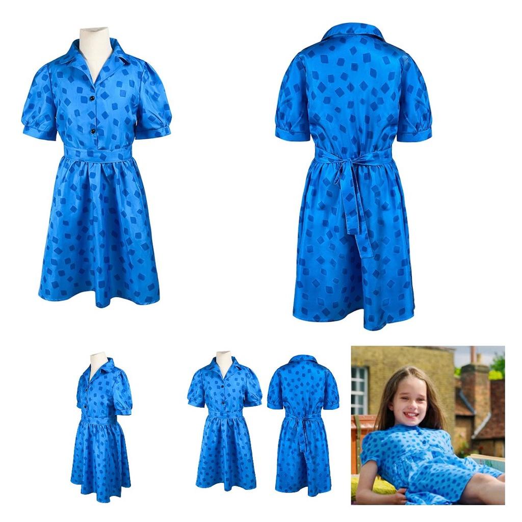 Matilda Cosplay Kostým Šaty Pro Dívky Směs Polyesteru Sladký A Svíží Styl Velikosti Pro Děti I Dospělé