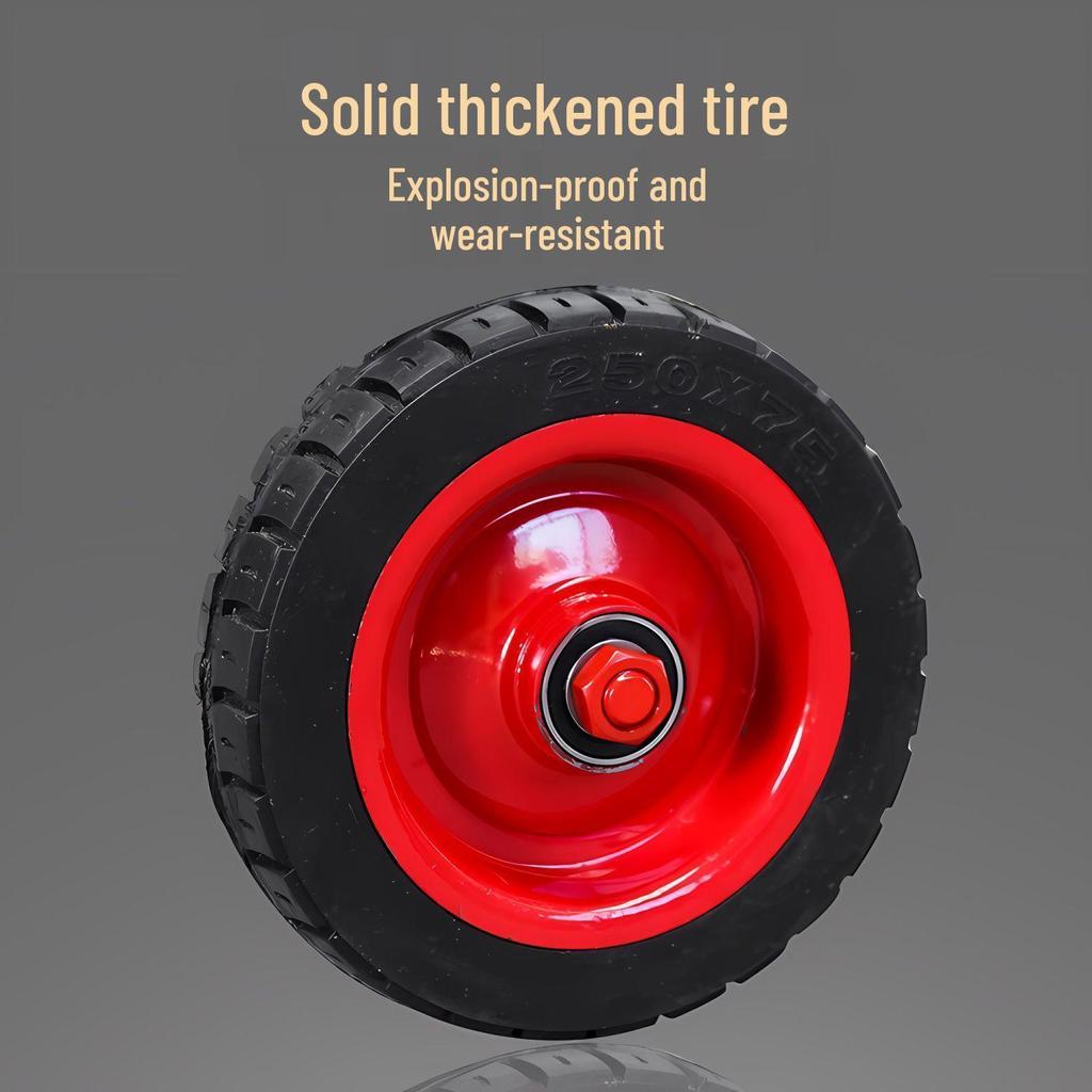 Firefighting Pipeline Handcart: Multifunctional Steel Trailer for Pipe Transport At Construction Sites