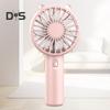 Ventilator mic de mână, cu 3 setări de viteză, flux de aer puternic, zgomot redus, ventilator de buzunar reîncărcabil prin USB, cu baterii