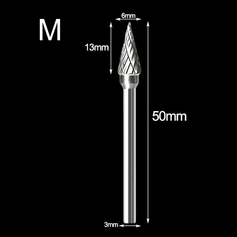 Tungsten Carbide Double-Grain Rotary Milling Cutter 3*6 Mm